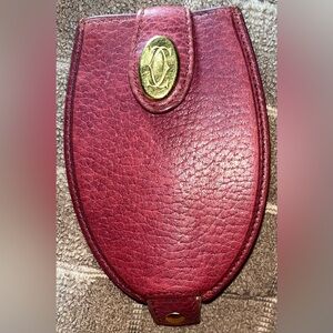 Cartier EUC cowhide leather clochette